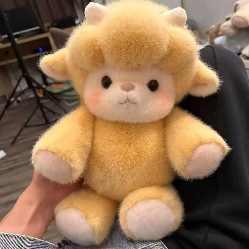 Sunny Yellow Lamb - Running Plushies