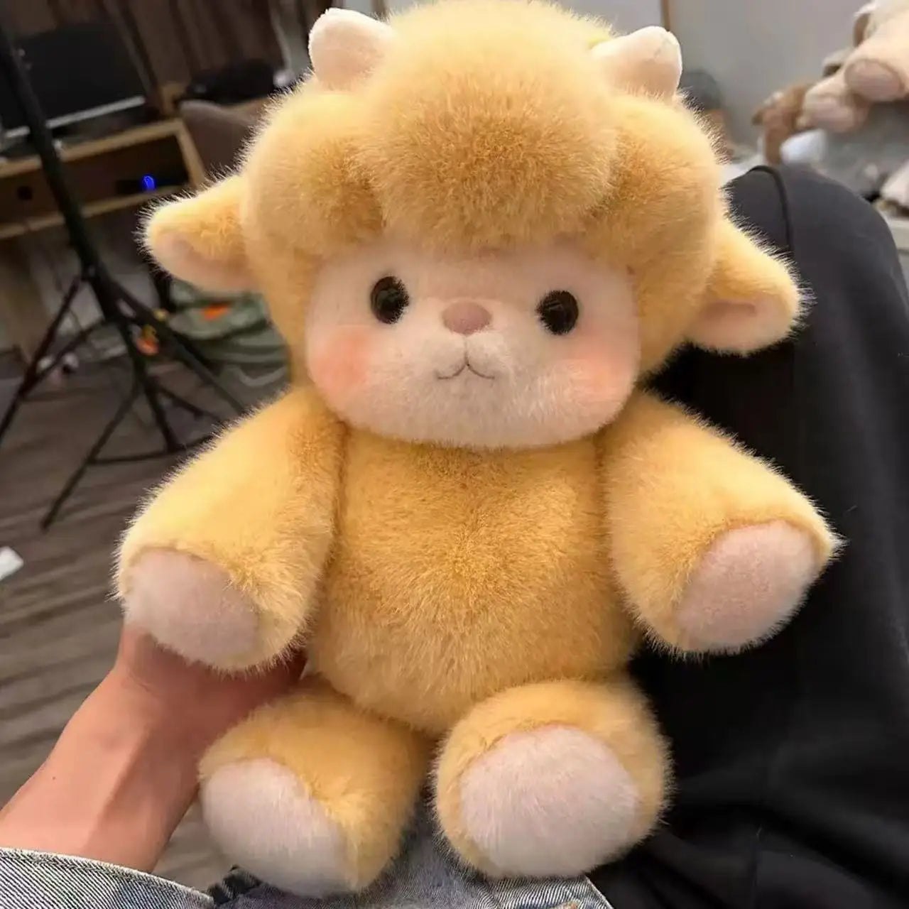 Sunny Yellow Lamb - Running Plushies